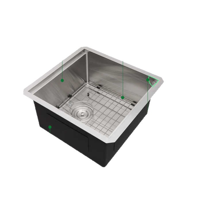 Rv Sink with Lid, 304 Stainless Steel Folding Flip-Top Wash Basin, Rv Modification Supplies