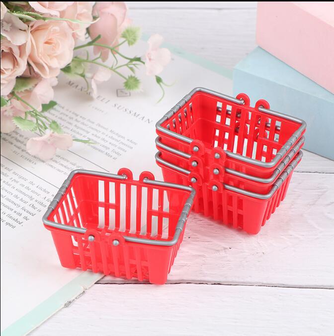 Миниатюрная корзина для покупок кукольного домика супермаркет овощная корзина немного уменьшенная