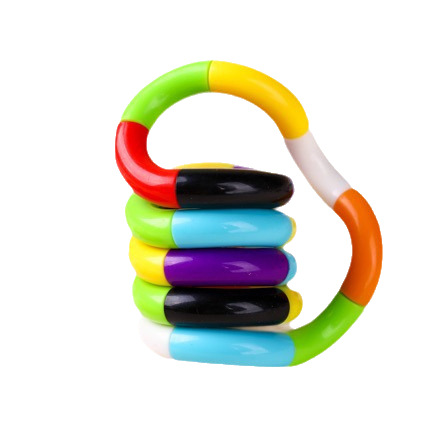 Cross-Border Popular Twisty Toy DIY Stress Relief Toy 18-Section Multi-Color Versatile Twisting and Transforming Rope for Stress Relief and Venting