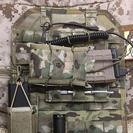 Outdoor tactical MOLLE system backpack vest accessories tactical buckle fixed PPT antenna binding buckle