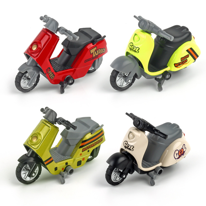 Кросс-бордерная легированная модель мотоцикла Маленькая овечка игрушечный автомобиль для мальчиков и девочек подарок оптовая партия