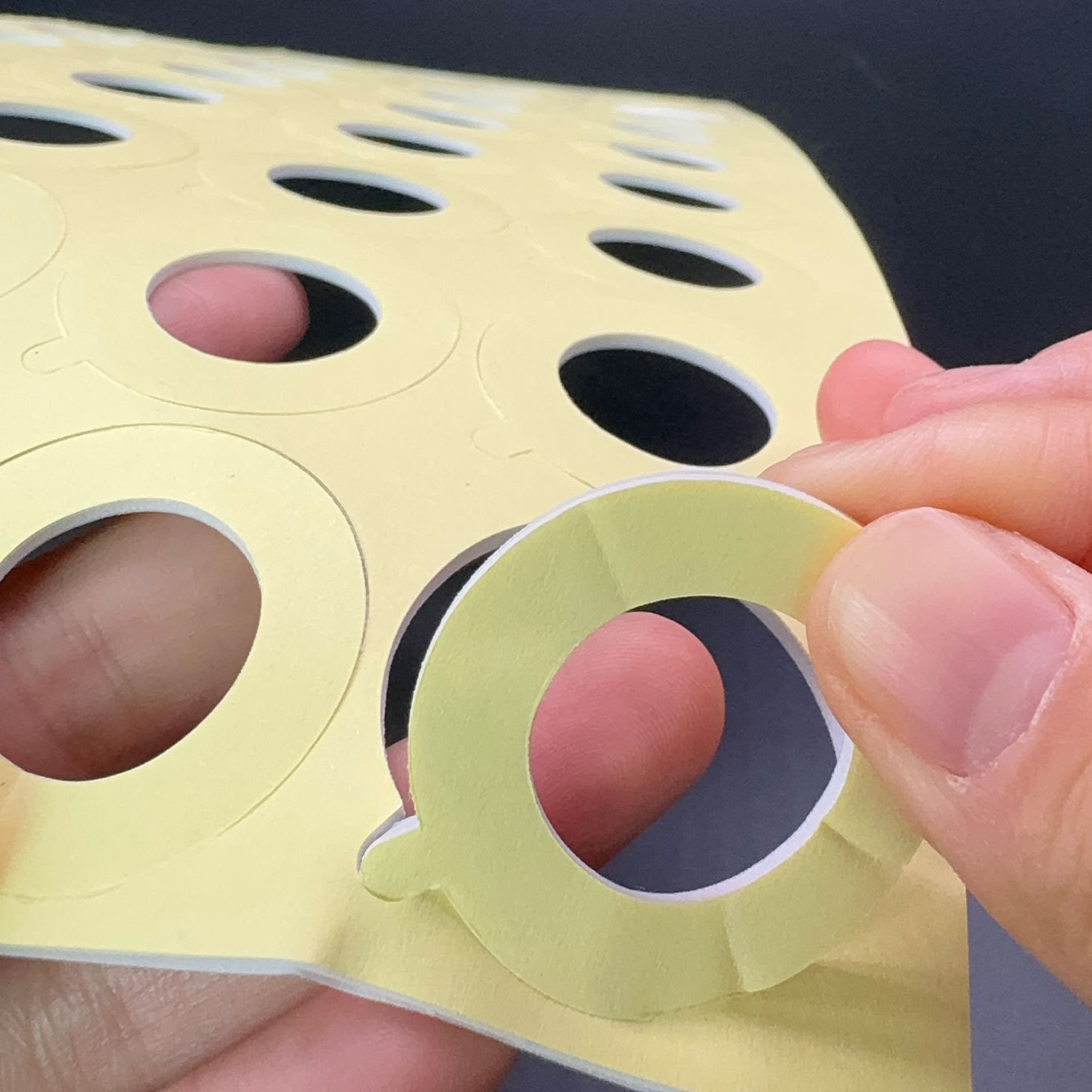 Factory Direct Sales Moxibustion Double-Sided Adhesive Ring Hanging Moxibustion Base Patch Foam Adhesive Pad Double-Sided Adhesive Fixing Patch