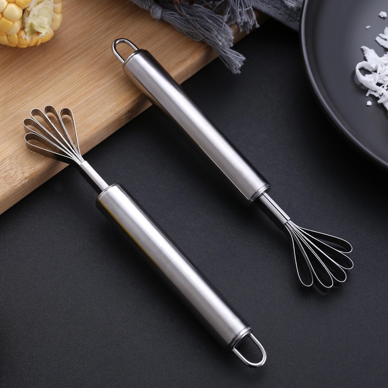 Stainless Steel Coconut Meat Grater, Thickened Coconut Opener, Manual Coconut Shell Opener, Hole Opener, Lid Opener, Coconut Three-Piece Set