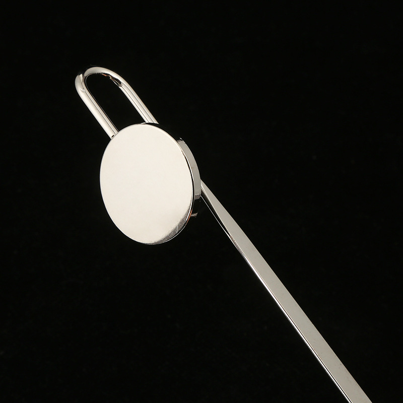 Creative Gift Willow Leaf Oval Metal Bookmark with Printable logo Letter Removal Rod Alloy Bookmark Graduation Gift