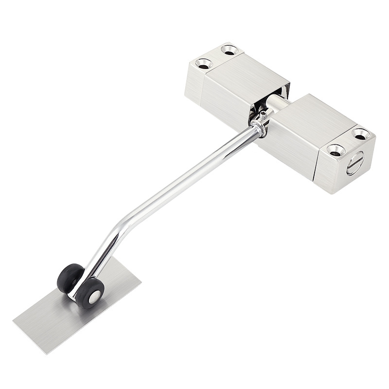 Household mute punch-free return spring simple closer light automatic door closer simple door closer