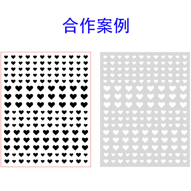 Wearing nail special nail stickers custom single pattern custom with adhesive nail decals bare die without packaging