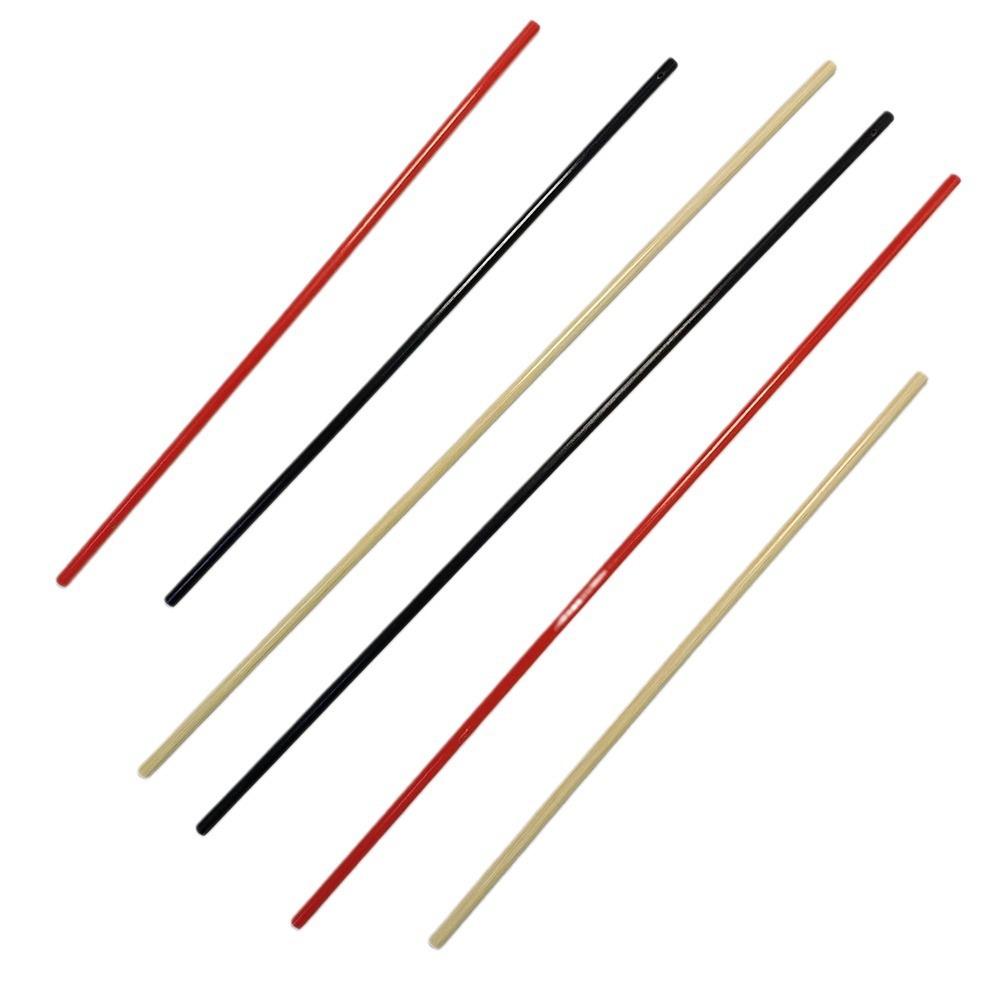 round fan stick plastic fan stick palace light pole 6mm hard imitation bamboo stick red stick hanfu fan handle black stick