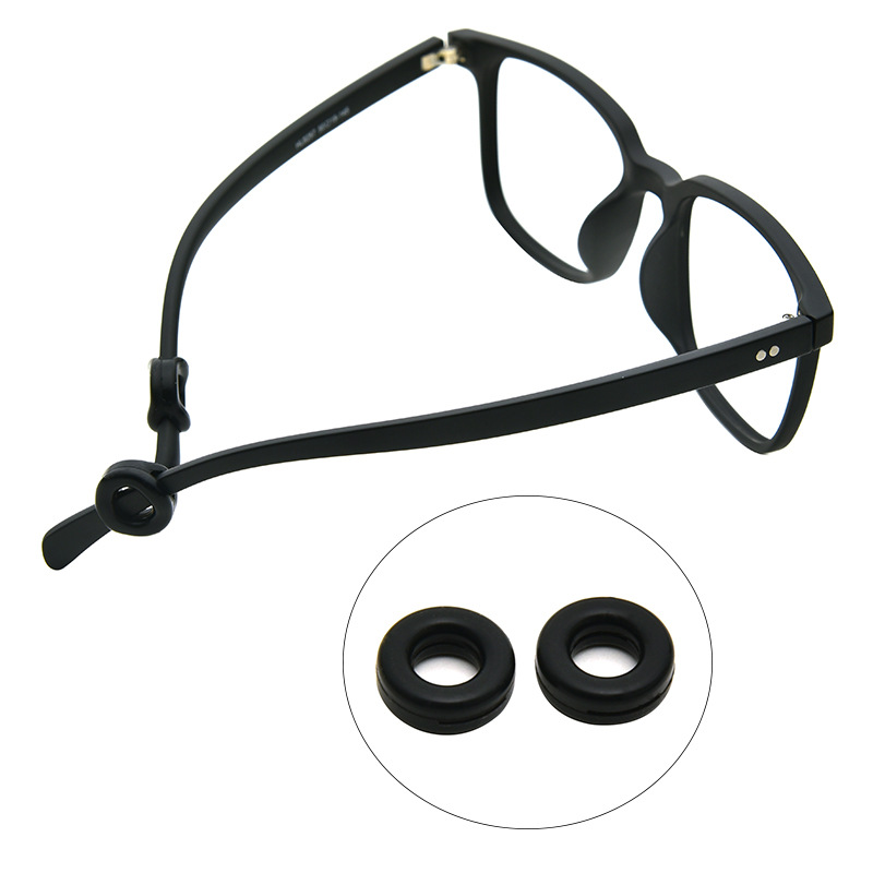Glasses Accessories Ear Hook Ear Hanging Round Silicone Glasses Anti-slip Cover Anti-drop Outdoor Glasses Accessories