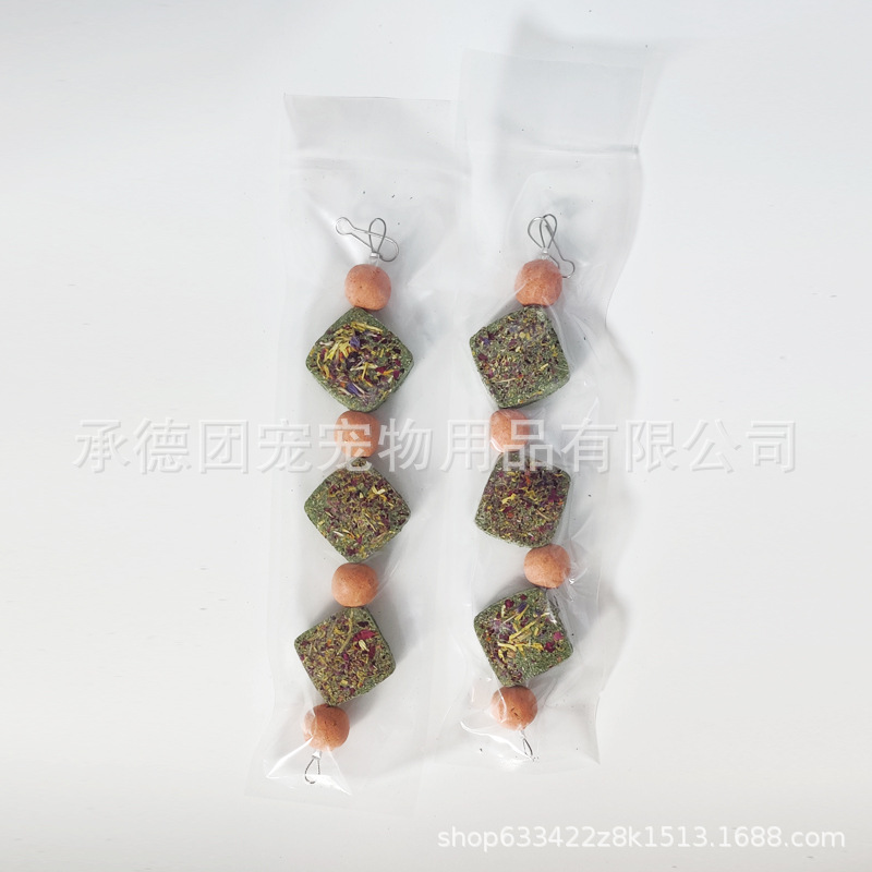 Rabbit Molar Grass Skewers Apple Branches Guinea Pig Chinchilla Guinea Pig Molar Snacks Pet Molar Supplies Grass Bricks