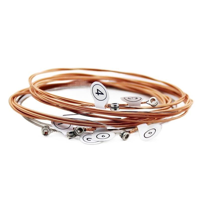 A Set of Guitar Strings, a Set of Guitar Strings, Guitar Strings, Folk Acoustic Guitar Strings, a Complete Set of Accessories