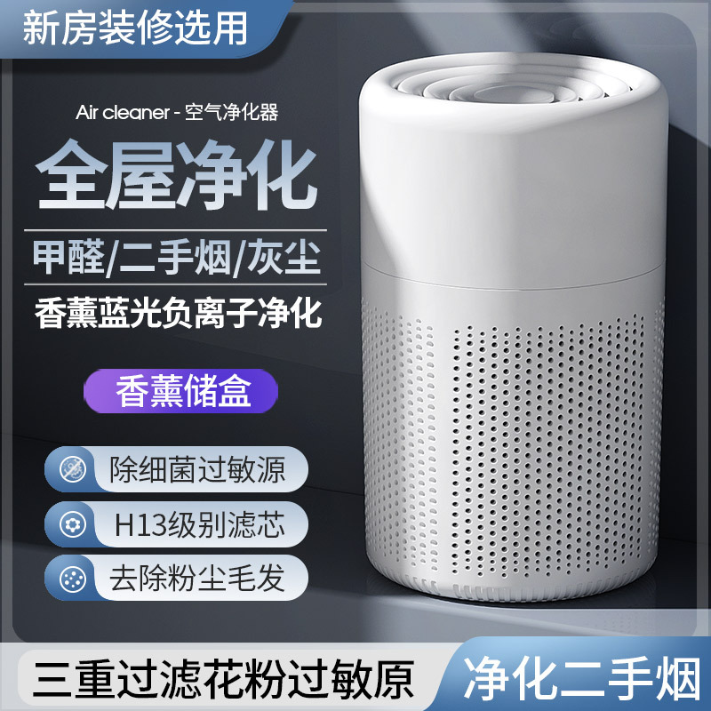 очиститель воздуха домашний общежитие для удаления формальдегида дезодорация отрицательный ион дым дезодорация настольный очиститель кросс-бордер