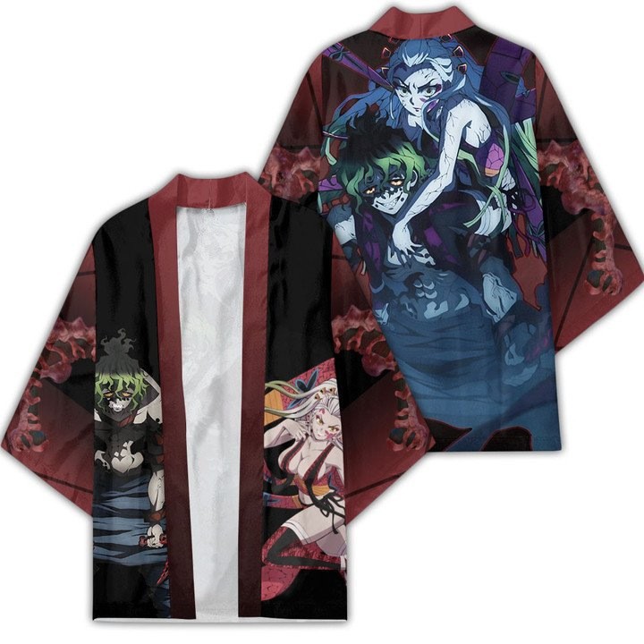 In stock Ghost Blade kimono cospaly charcoal Zhilang you beans Demon Slayer same cloak children