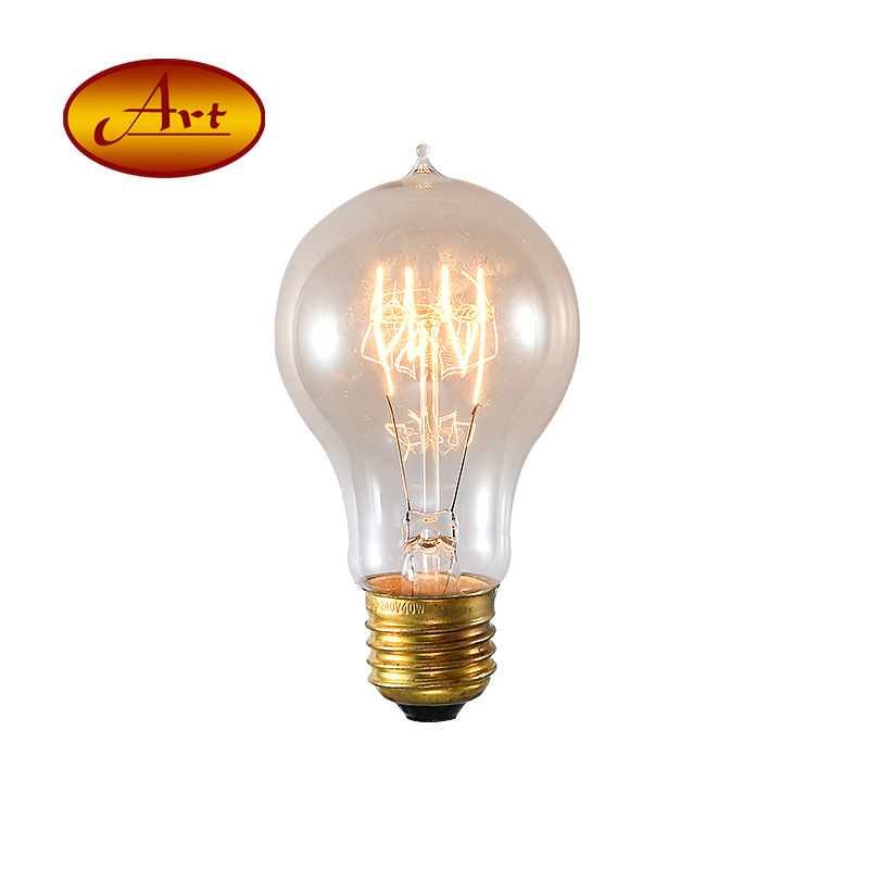 Лампочка Эдисона ретро с затемнением A19 в американском антикварном стиле, капля воды