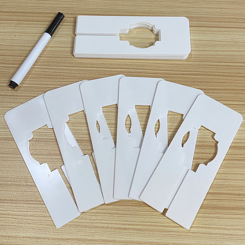 Square Partition Plate Clothing Plastic Partition Ring Clothing Size Baby Partition Plate Ready for Cross-Border