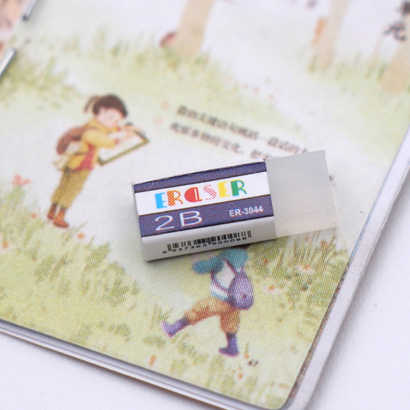 Miniature creative mini simulation eraser Dollhouse small cloth doll house reading school supplies eraser accessories