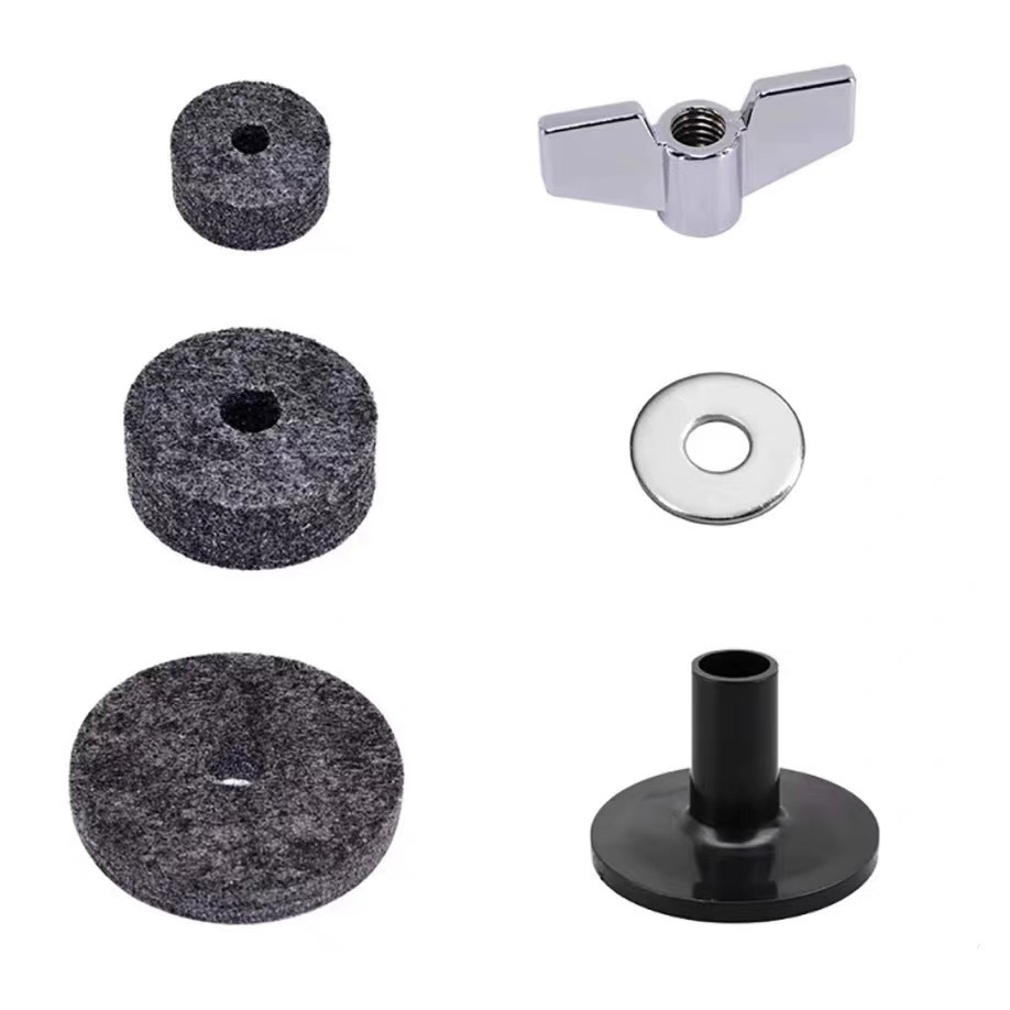 Drum Cymbal Felt Pad Protective Cotton Pad Sponge Pad Sleeve Cymbal Holder Divider Shock-Absorbing Drum Accessories
