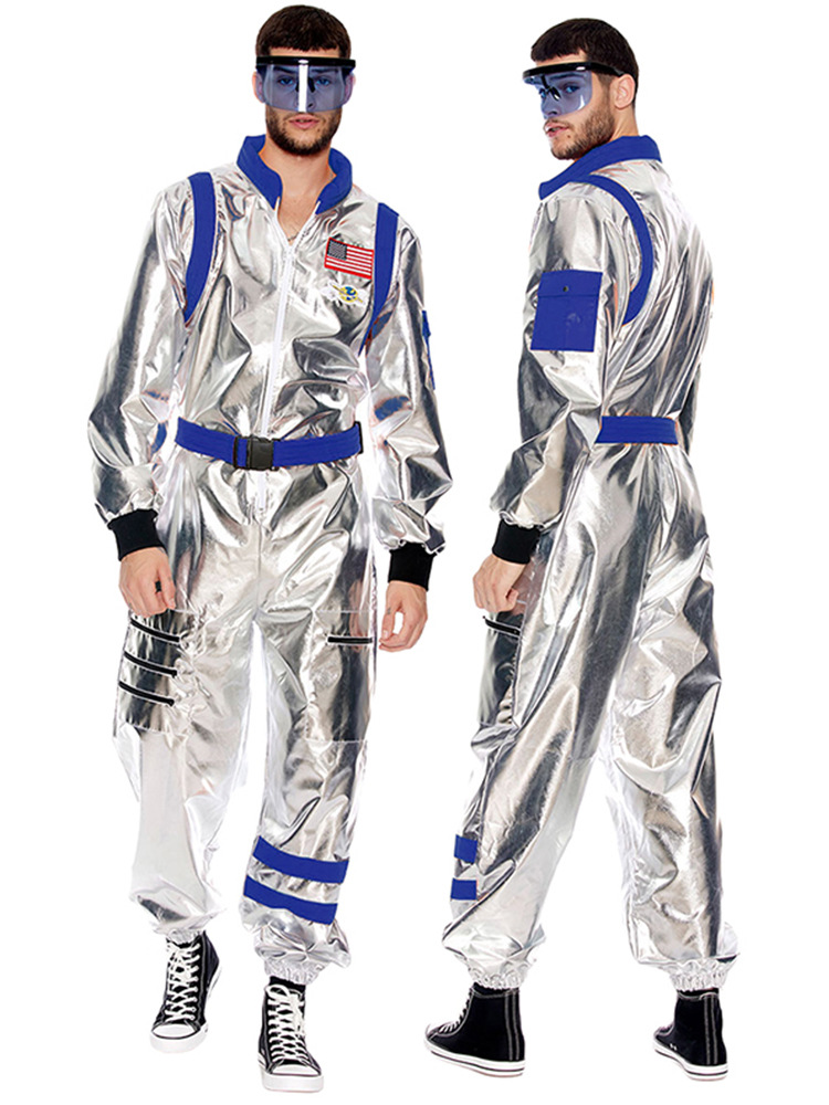 space clothing space suit silver jumpsuit cos clothing wandering earth astronaut clothing china space suit