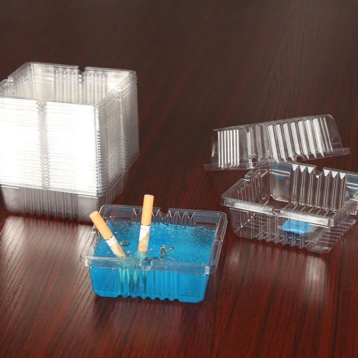 Одноразовая пепельница для дома, защита окружающей среды, анти-пепел, очистка офиса, модная пепельница для ленивых людей