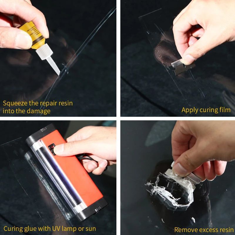 Explosions windshield repair tool crack scratch crack repair mark glue reducing agent repair liquid wholesale