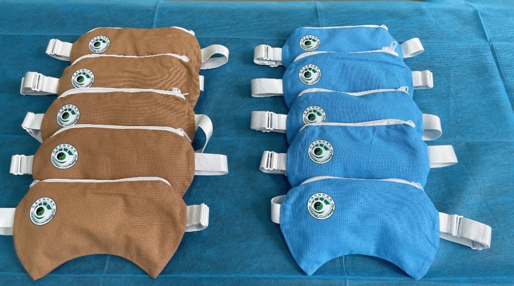 Eye Mask Fabric Processing Eye Mask Can Be Printed with Logo Size Pure Cotton DIY