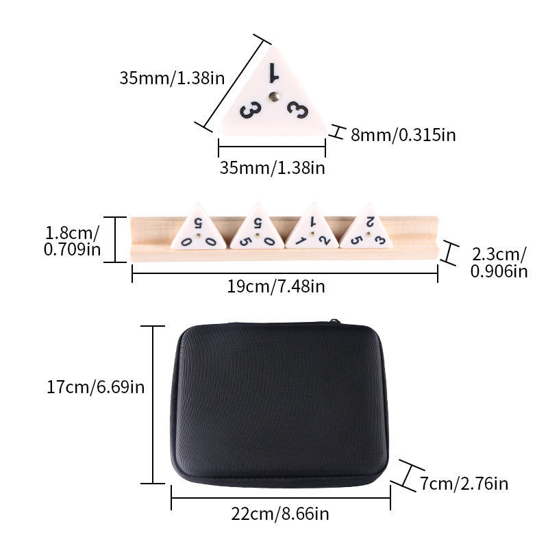 Rummy Triangle Brand Israeli Mahjong Digital Game Party Party Digital Secret Matching Board Game Dominoes
