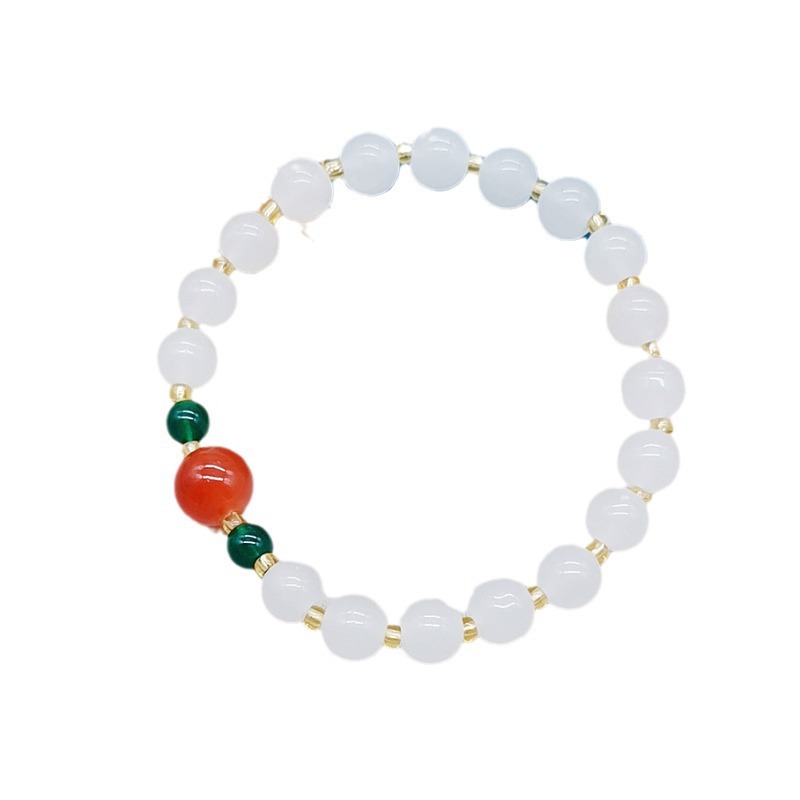 New fashion imitation jade bracelet glass bracelet single circle national wind stall night market live gift jewelry wholesale