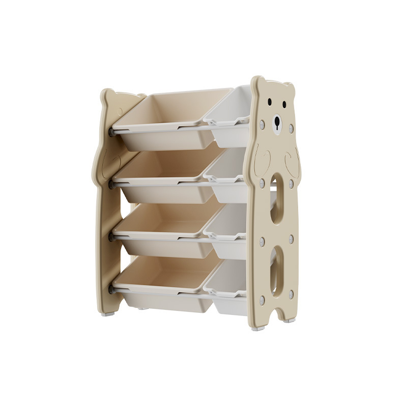 Children's Toy Storage Rack Floor Multi-layer Household Baby Toy Storage Rack Simple Classification Tiling Box Storage Cabinet