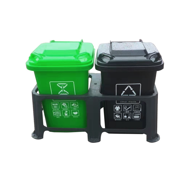 Outdoor Trash can Holder plastic trash can supporting fixed support wholesale factory supply