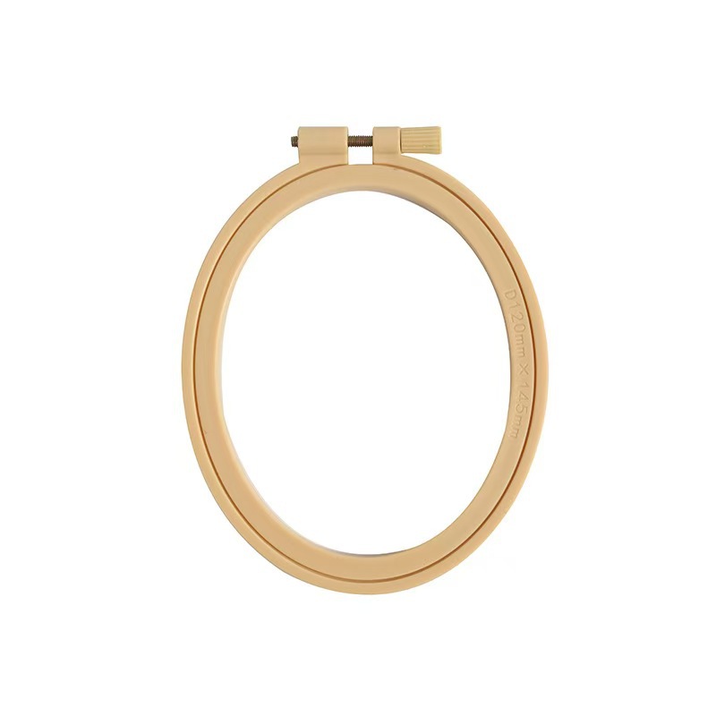 Embroidery Hoop Embroider DIY Plastic Embroider Shed Cross Stitch Flower Stretcher Tool Imitation Bamboo Embroider Cloth Poke Embroider Shed Frame