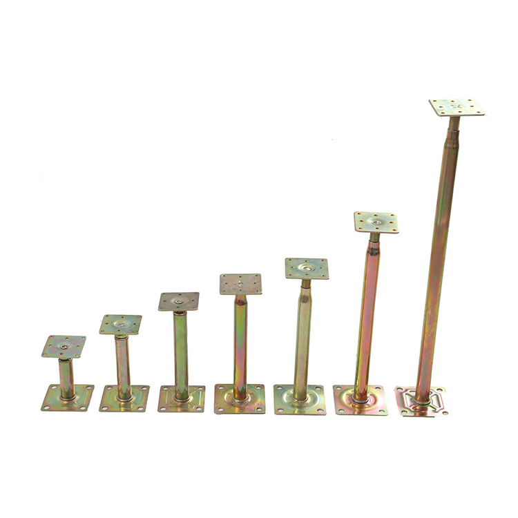 [Hailos] Flat Head Bracket, All Steel Anti-Static Floor Bracket, Height Can Be Fine-Tuning