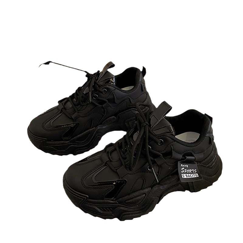 Mesh Autum Breathable Dad Shoes for Women Ins Versatile 2025 Autum New Student Casual Sports Running Shoes Trend