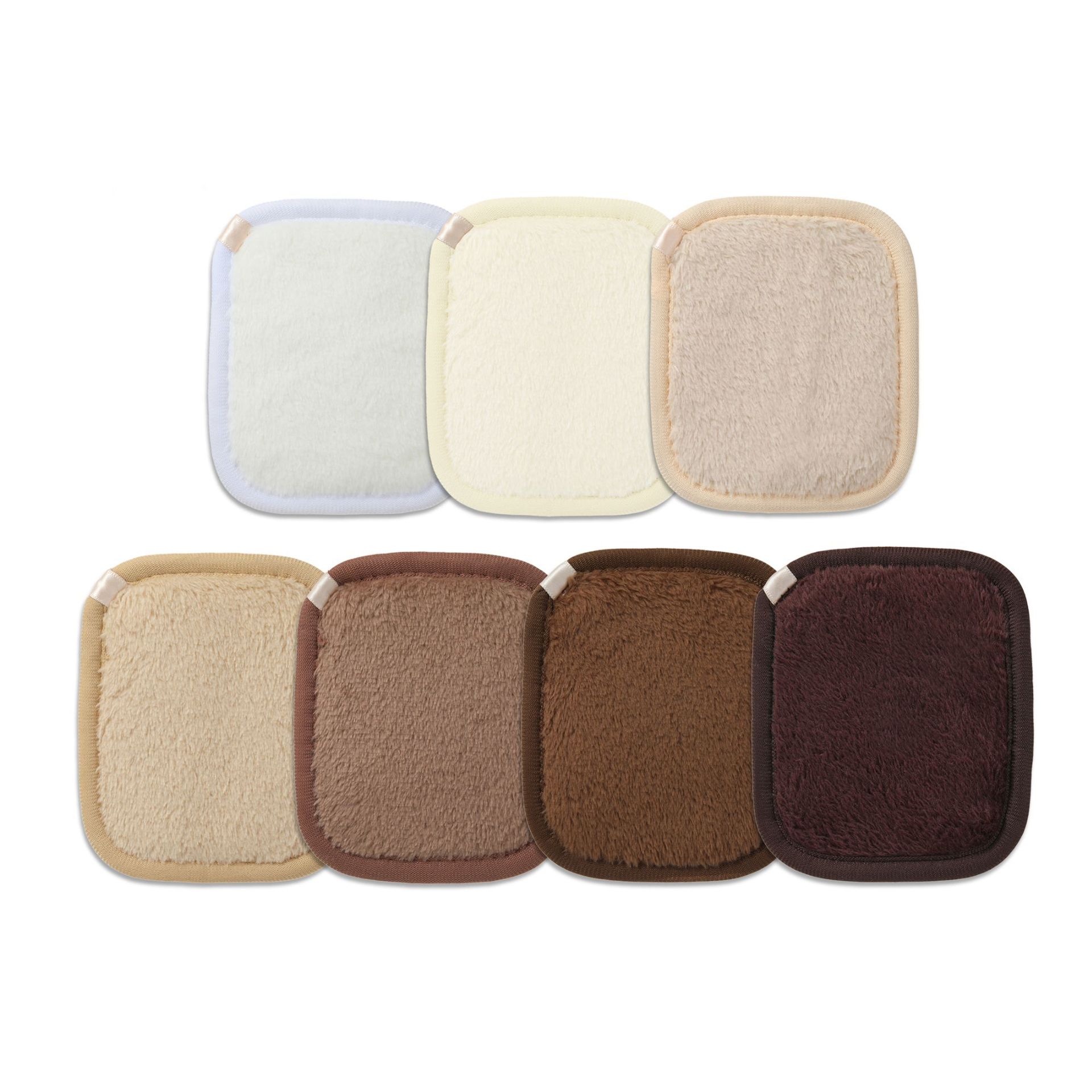 Cross-Border Hot Selling Microfiber Lazy Makeup Remover Towel Washable Soft and Comfortable Towel Double Layer Rainbow Beauty Towel