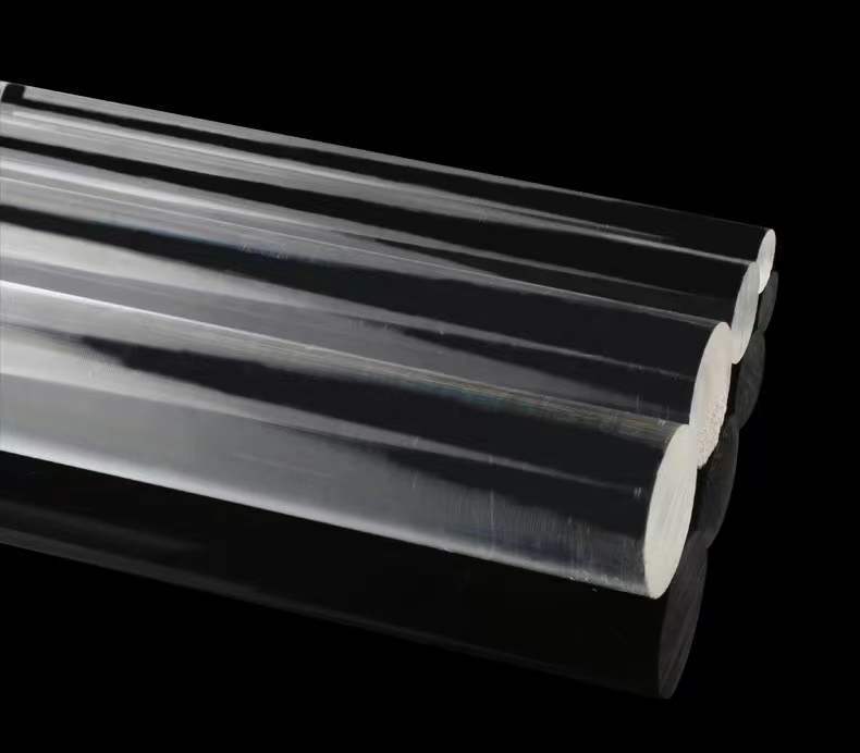 Transparent Clay Rod PMMA Rolling Pin Solid Ultra Light Clay Colored Clay Soft Pottery Tool Acrylic Rod Spot Hair