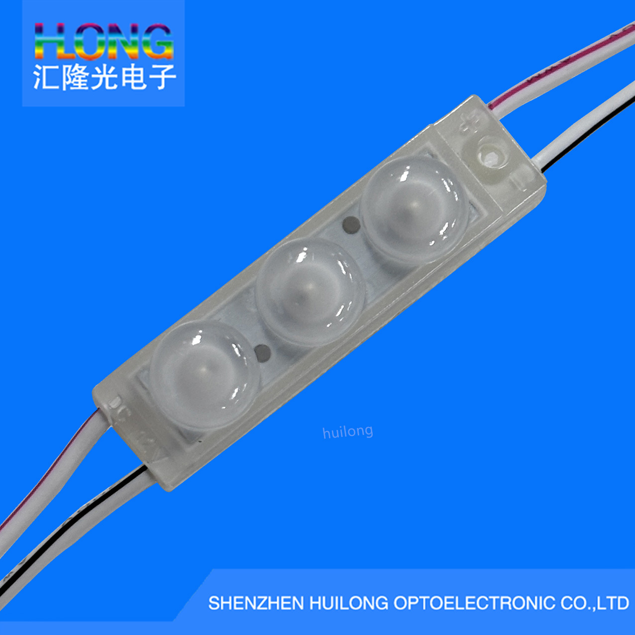 Mini Three-Light Led Module Ip68 Waterproof Injection Molded Light Source Advertising Luminous Character Mini Light Module Direct Sales