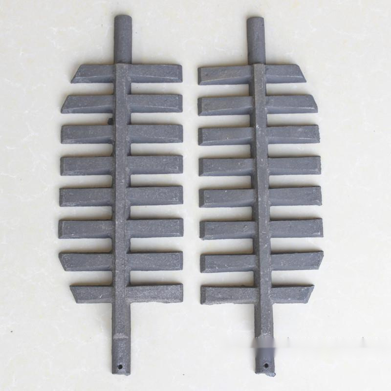 Аксессуары для отопительной угольной печи, решетка, сырое чугунное полотно, шипы, устойчивые к высоким температурам, плоское дно, утолщенное 123580см