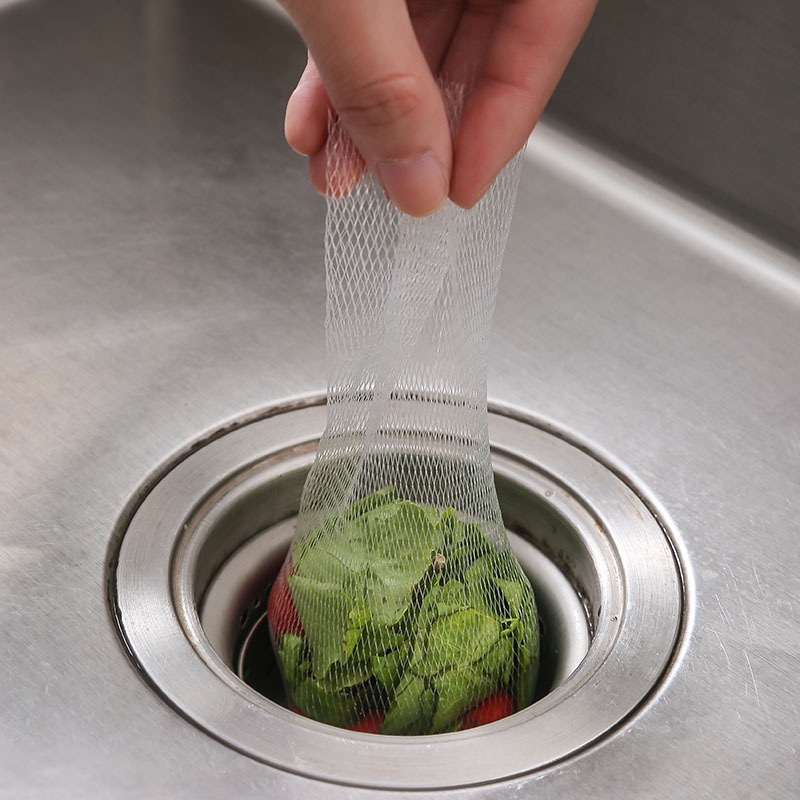 Kitchen Disposable Sink Filter Screen Sewer Garbage Filter Screen Bag Thickened Plastic Pool Floor Drain Filter Screen