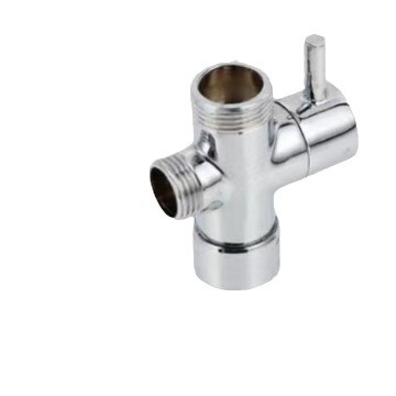 Factory copper water separator one-in-two-out quick-open three-way valve 4/6-point faucet switching valve shower accessories