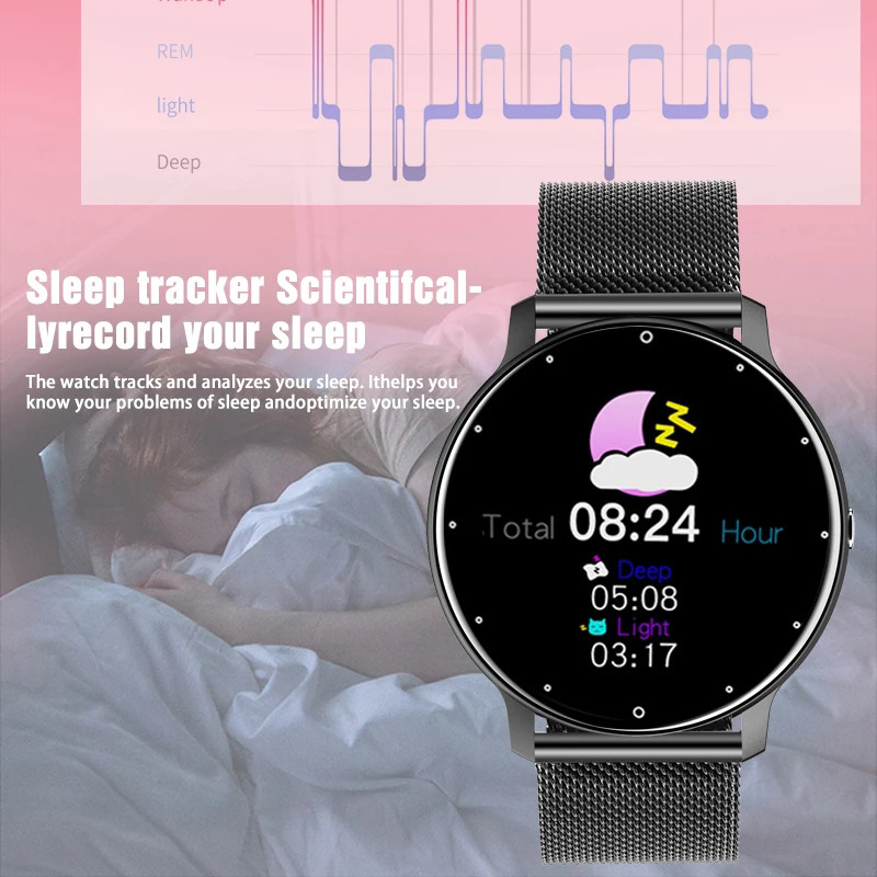 Smart watch heart rate blood pressure sleep monitoring tremolo smart bracelet ZL02 waterproof smart sports watch