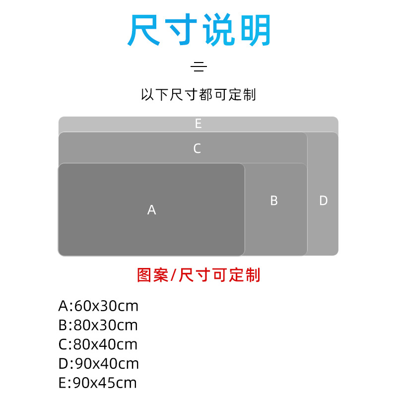 heat map abstract line mouse pad new large fluid corrugated non-slip mat