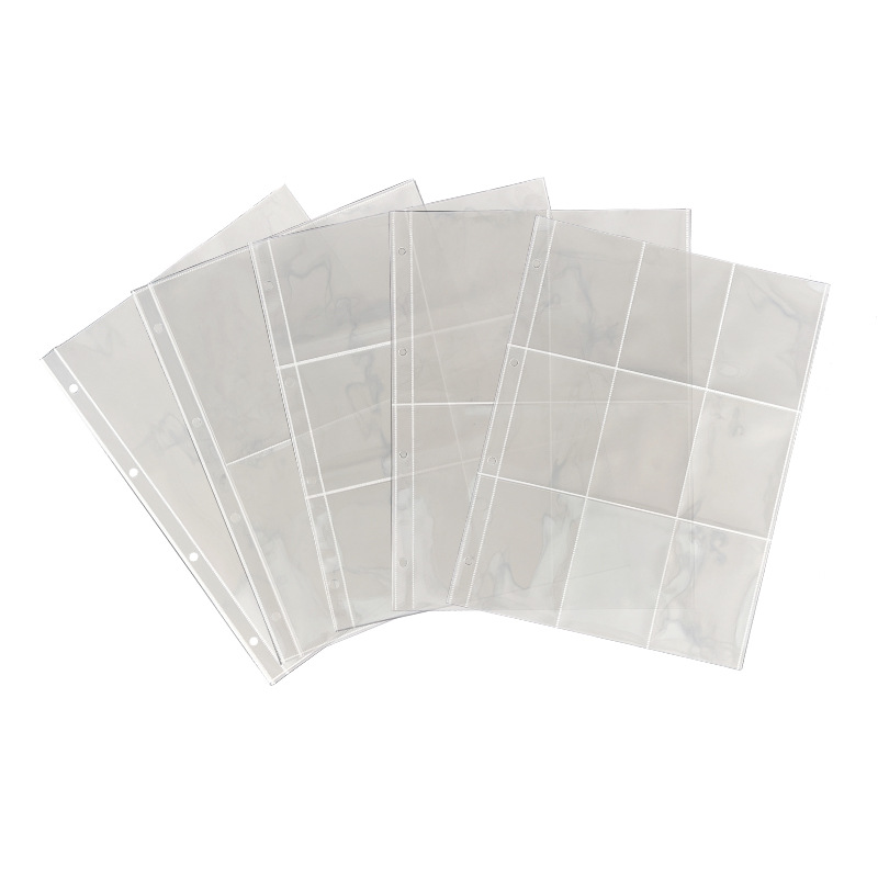 A4A5A6A7 Card Album Inner Page Multi-Specification Photo Album Replacement Core Bag Card 3-Inch 4-Frame Photo Ultra-High Clear Loose-Leaf