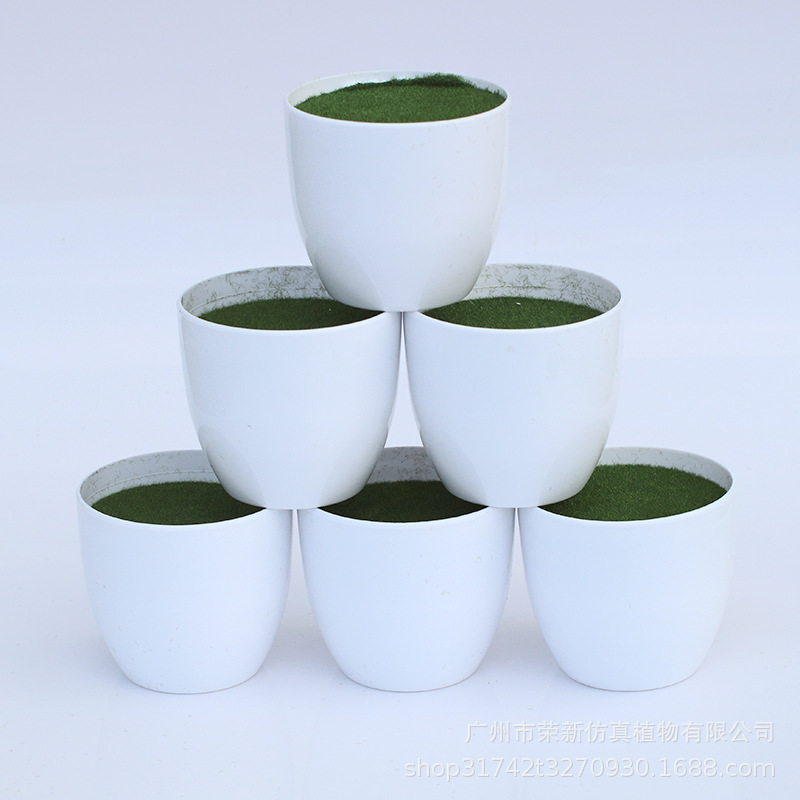 Европейский стиль, простая пластиковая маленькая цветочная горшок, круглый горшок, пластиковый суккулент, креативный домашний горшок для садоводства оптом