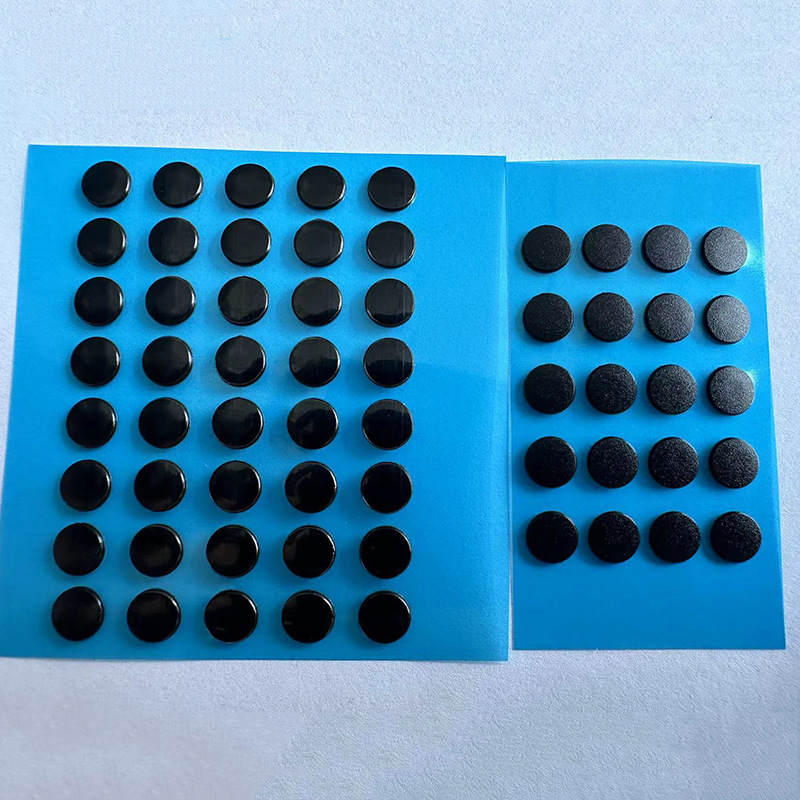 Black and astringent control panel small dot frosted matte glossy mouse arc edge small dot foot sticker Teflon glass mat