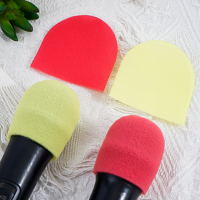 Wholesale Ktv Microphone Colorful Sponge Cover Disposable U-Shaped Microphone Cover Sponge Microphone Cover Microphone Cover