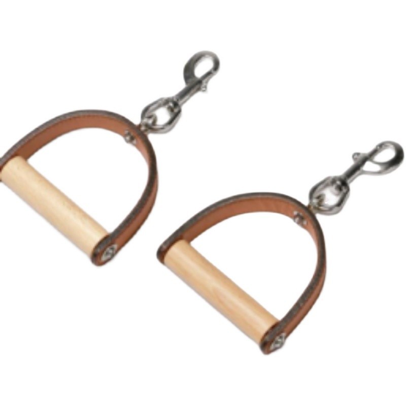 Классическая ручка для пилатеса, ручки из кожи и дерева