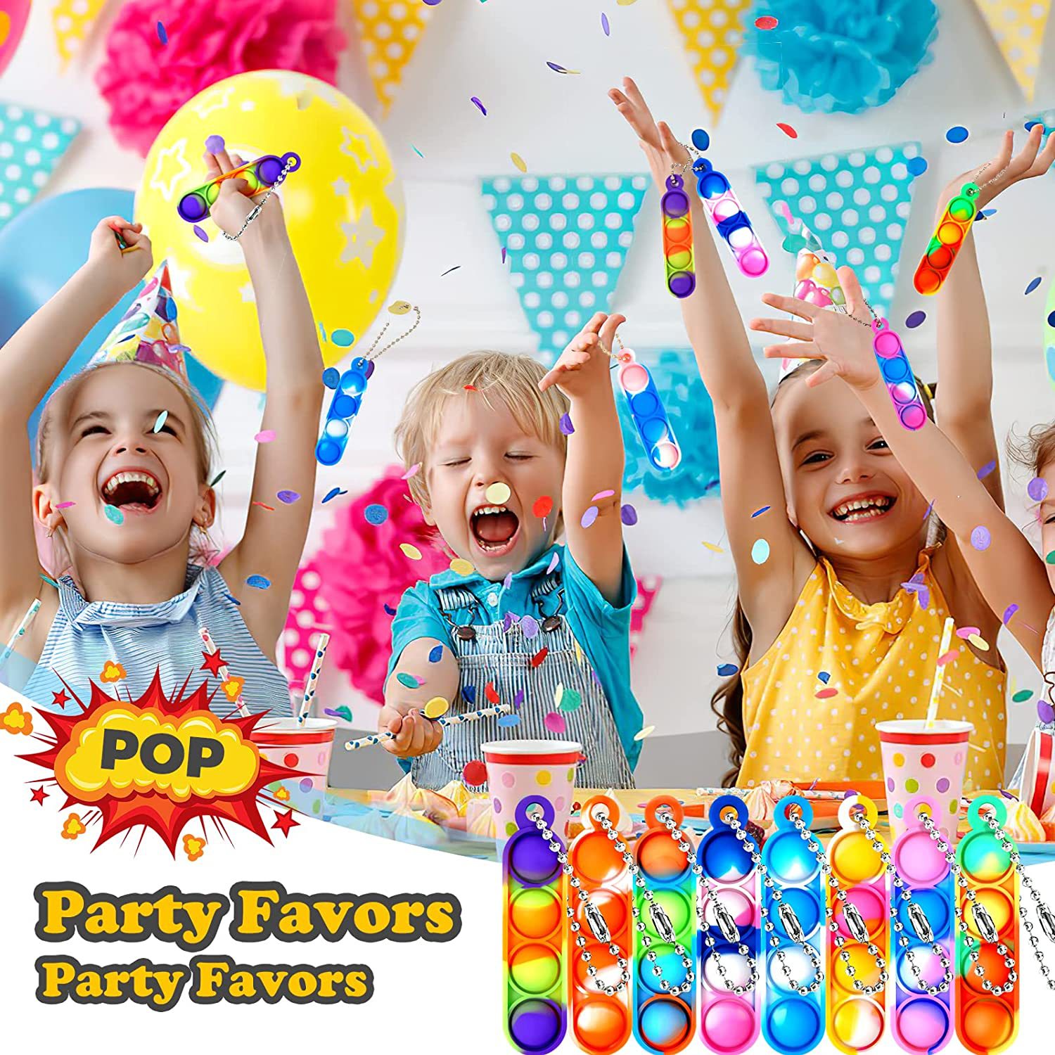 Amazon mini mouse killer pioneer keychain silicone long bubble pendant decompression Fidget children's toy