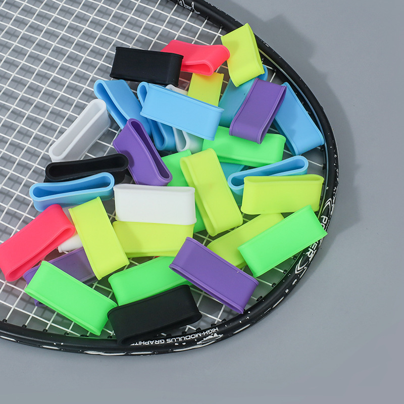Cross-border Peak Racquet Cover Silicone Beat Ring Badminton Anti-slip Cover Fishing Rod Racquet Handle Grip Protective Cover