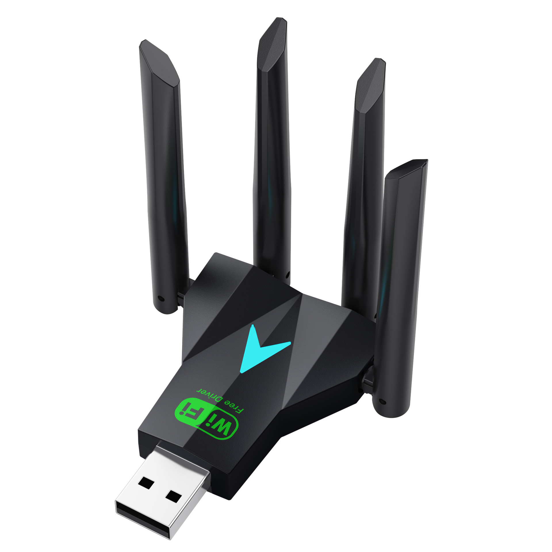 5G Wireless Network Card Gigabit Dual Frequency Driverless Computer usb wifi Receiver 1300Mbps Wireless Network Card