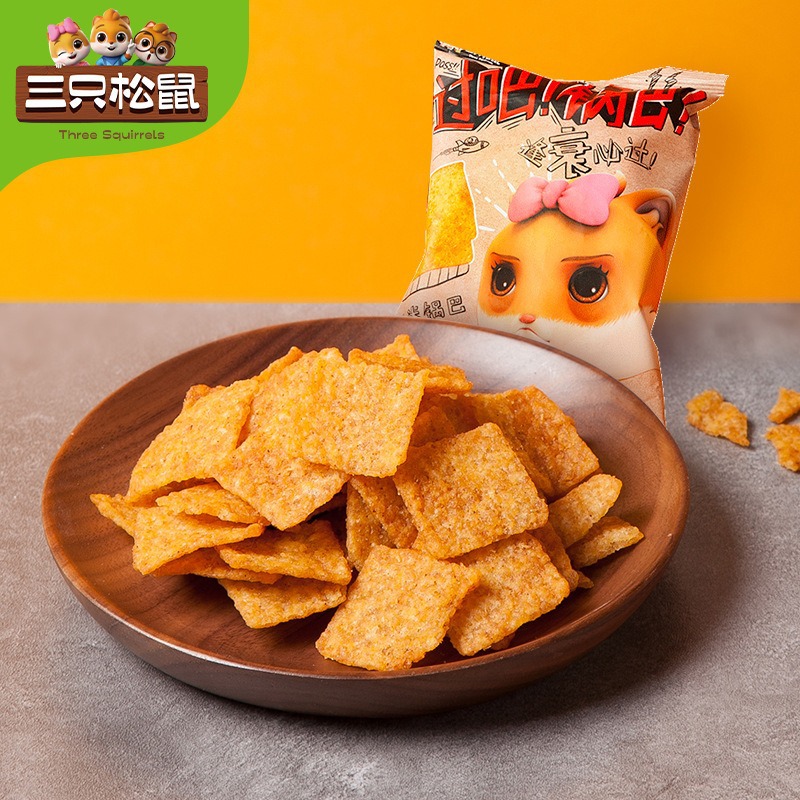 [три белки, рисовая корочка 60 г] закуски для отдыха, традиционные закуски, острая рисовая корочка