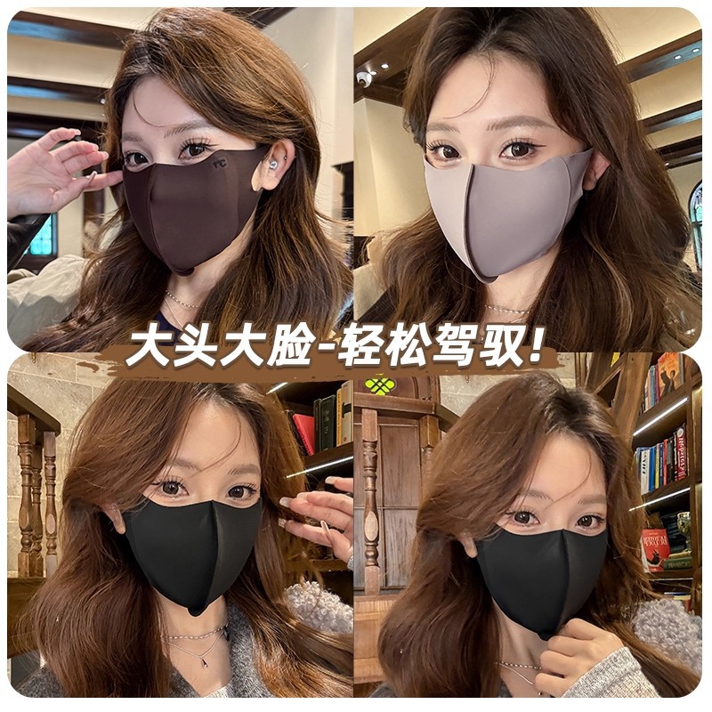 2025 New Warm Mask for Autumn and Winter, Stylish and Suitable for Both Men and Women, Windproof, Dustproof, Sunproof, Cold-Proof, Made of German Velvet, Cycling Face Mask