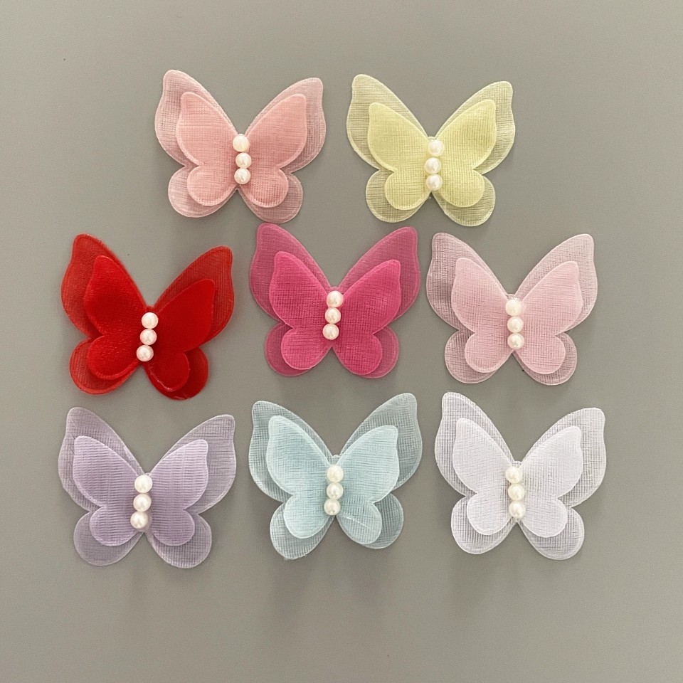 Supply Ultrasonic Embossed Meteor Yarn Butterfly Jewelry Accessories Children's Shoes Children's Socks Accessories Hair Clothing Accessories Supply